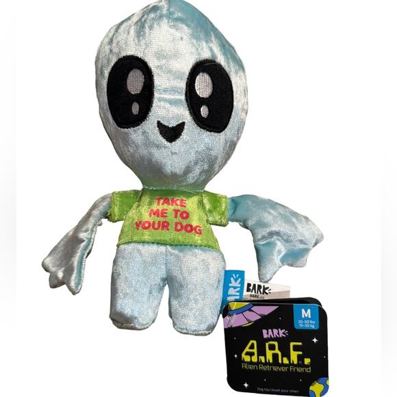 Bark Box ARF Alien Retriever Friend Medium Sized Toy NWT - Picture 1 of 4